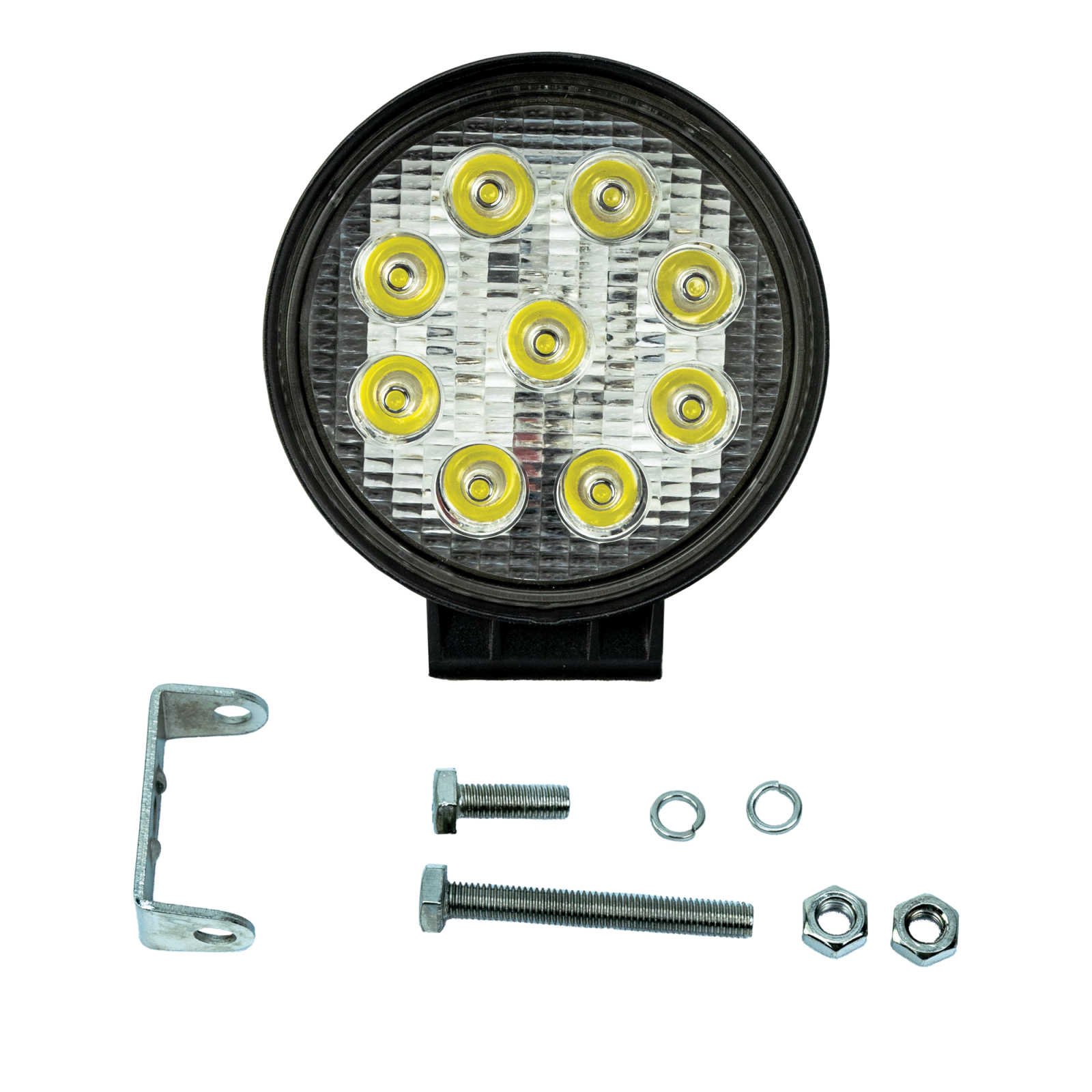 Vivid VLED-WL-21 Industrial Series Led Work Light 4 Inch Round Flood | GarageAndFab.com