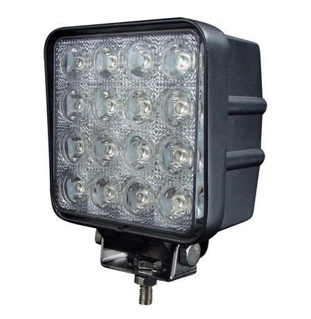 Vivid VLED-WL-27 Industrial Series Led Work Light 4 Inch Square Flood 48 Watt | GarageAndFab.com
