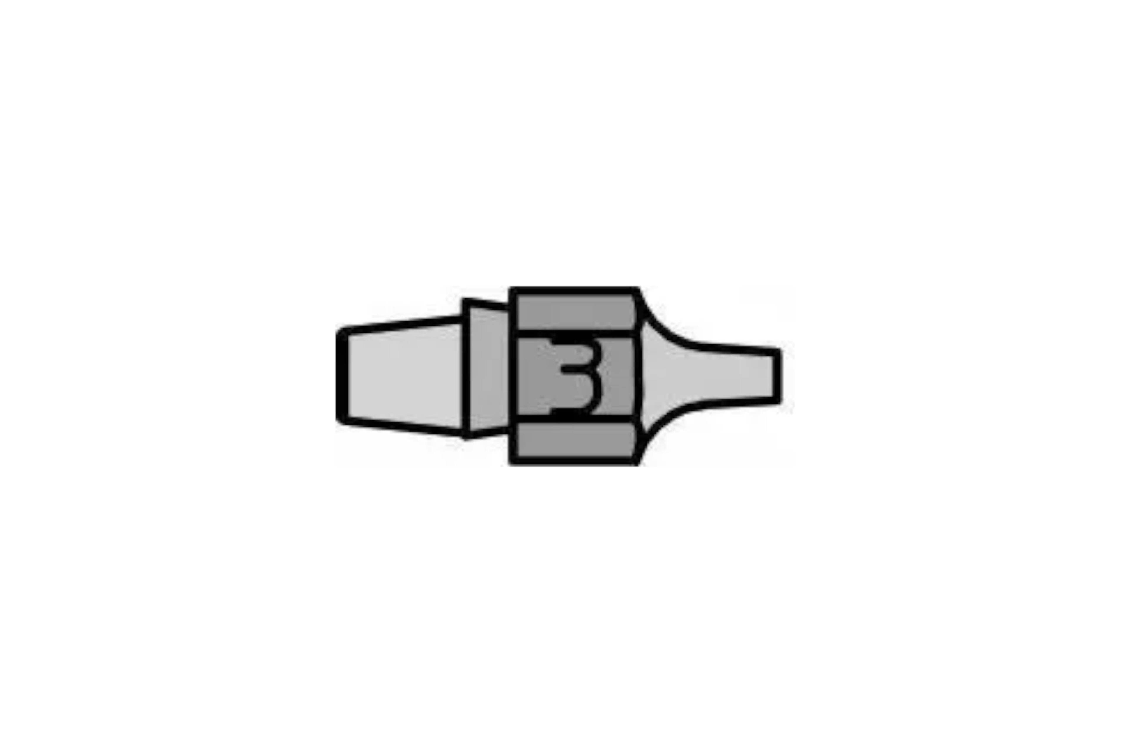 WELLER Dx 120 Tip,Desoldering,2.5X1.1,Dxv80 - T0051315299 - WEL-T0051315299 | GarageAndFab.com