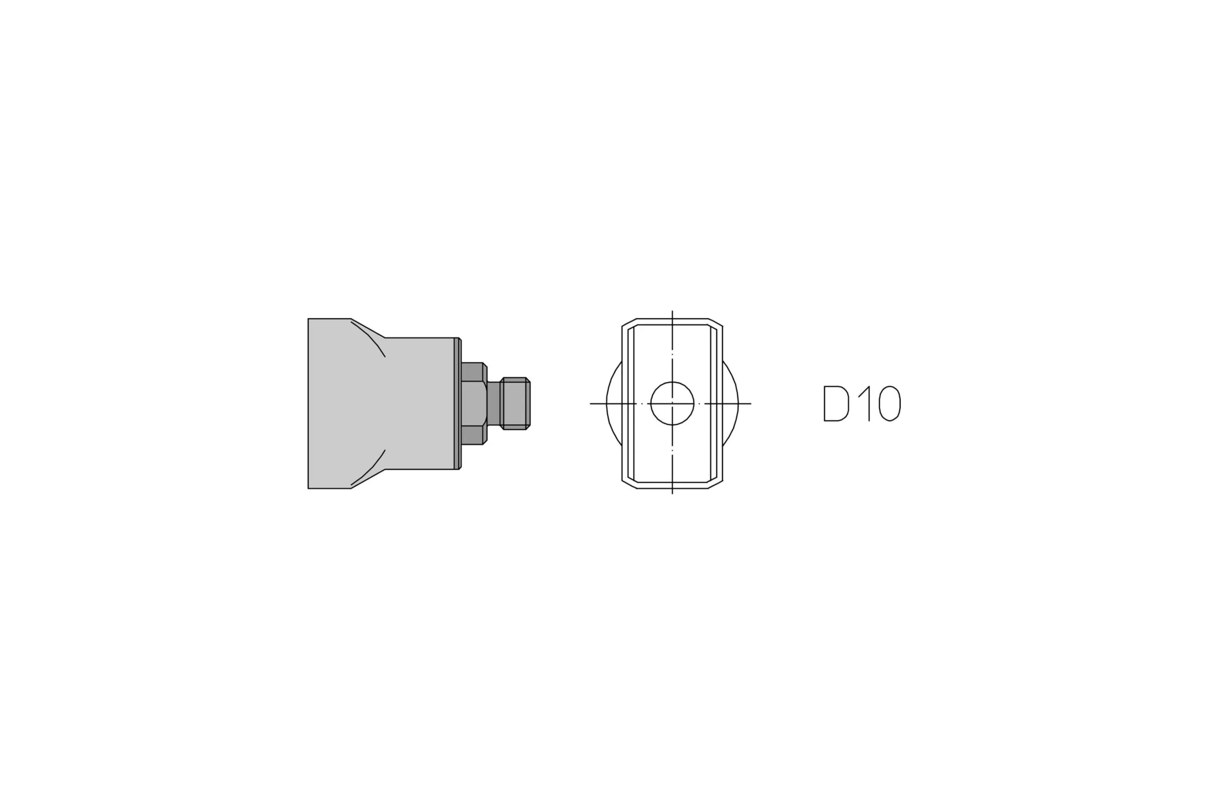 WELLER D10 Hotgas Nozzle 10,0X18,0 - T0058727784N - WEL-T0058727784N | GarageAndFab.com