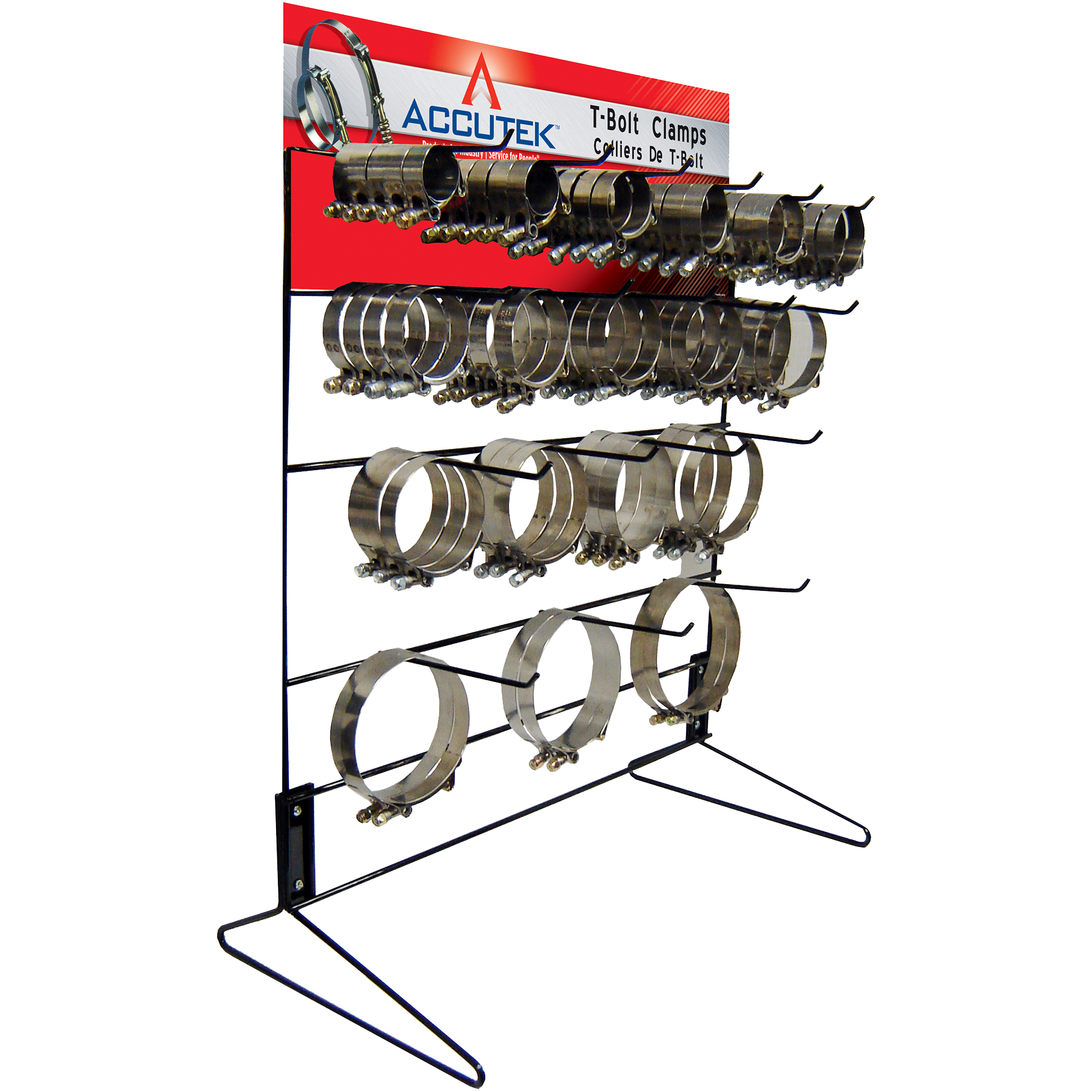 Fairview HC3 T-Bolt Clamp Assortment (70pcs) Display Item #: FVF-HC3-KIT-1 | GarageAndFab.com