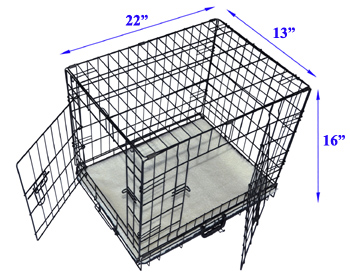 Cool Runners Tall Boy Wire Pet Crates | GarageandFab.com