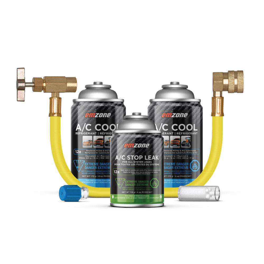 Emzone 12a A/C Deluxe Recharge and Sealant Kit 45883 | GarageAndFab.com
