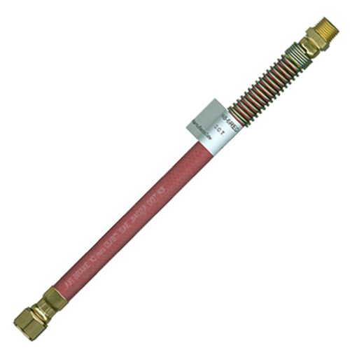 Fairview Air Brake Red Assembly w/Spring Guards;8ft Item #: FVF-HAB-8SG-RED | GarageAndFab.com