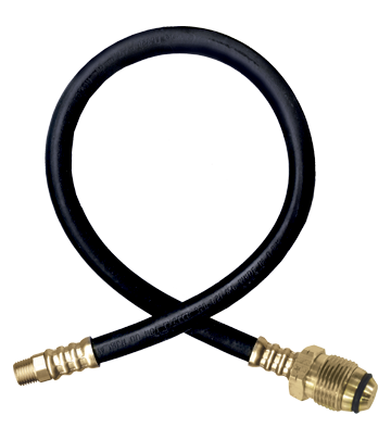 Fairview 1/4 LPG Type I Assy;1/4 MPTxPOLNE;24in Item #: FVF-I4C24MP4POLNE | GarageAndFab.com