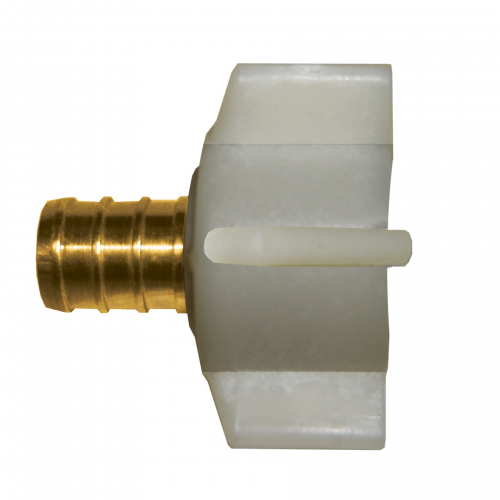 Fairview PexAdptr1/2x1/2F.Swt. w/PolyNut;Lead Free Brass Item #: FVF-LF-PEX-126SPN-10D | GarageAndFab.com