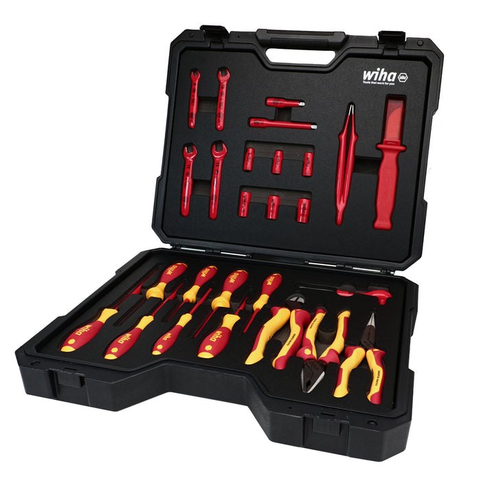 WIHA TOOLS 26-Piece Insulated Hybrid & Ev Essentials Tool Kit - WIH-91890 | GarageAndFab.com