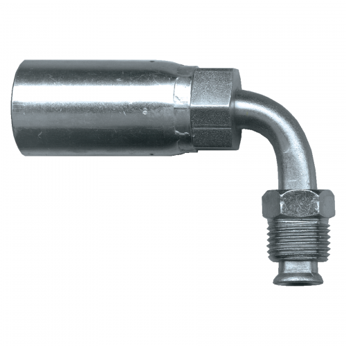 Fairview U Series Crimp End;90Elbow;1/2ID x1/2INVFL Item #: FVF-SC631-88 | GarageAndFab.com