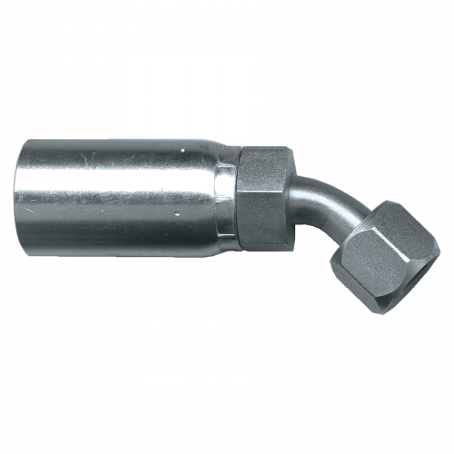 Fairview U Series Crimp End;45Elbow;3/4ID x3/4FJIC Item #: FVF-SC640-1212 | GarageAndFab.com