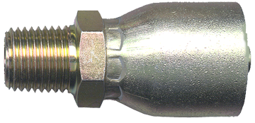 Fairview PresWash Crimp End;3/8 IDx3/8MPTSW Item #: FVF-SCPW25SW-6C | GarageAndFab.com