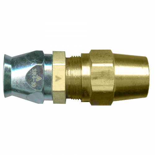 Fairview R14(PTFE) Hose End;5/8 NomIDx5/8 AB Comp Item #: FVF-SR468-1010 | GarageAndFab.com