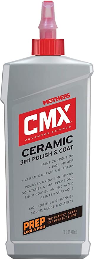 Mothers Polishes CMX Ceramic 3-in-1 Polish & Coat 16oz - 01716 | GarageAndFab.com
