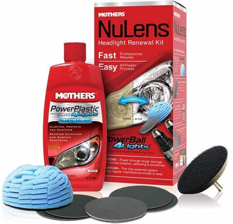 Mothers Polishes NuLens Headlight Renewal Kit (CS 4) - 07251W | GarageAndFab.com