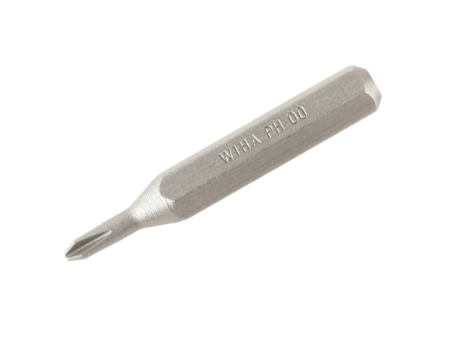 WIHA TOOLS System 4 Phillips Microbits #000 X 28Mm - WIH-75105 | GarageAndFab.com