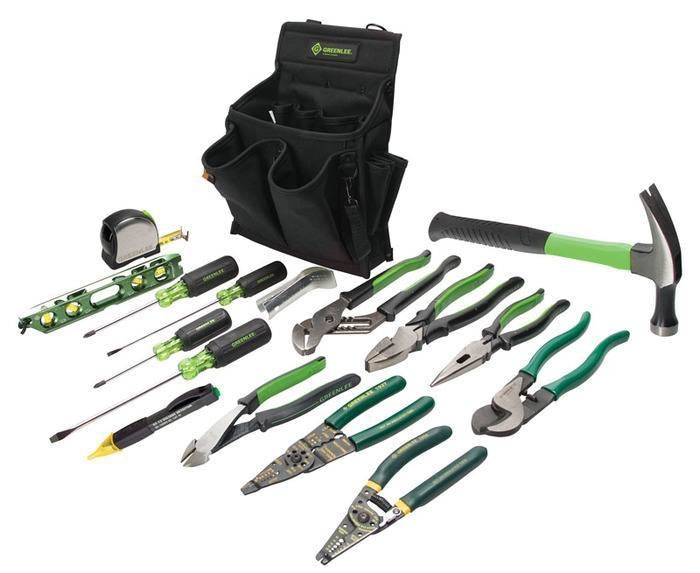 Greenlee Journeymans Kit 17Pc -GRE-0159-12 | GarageAndFab.com