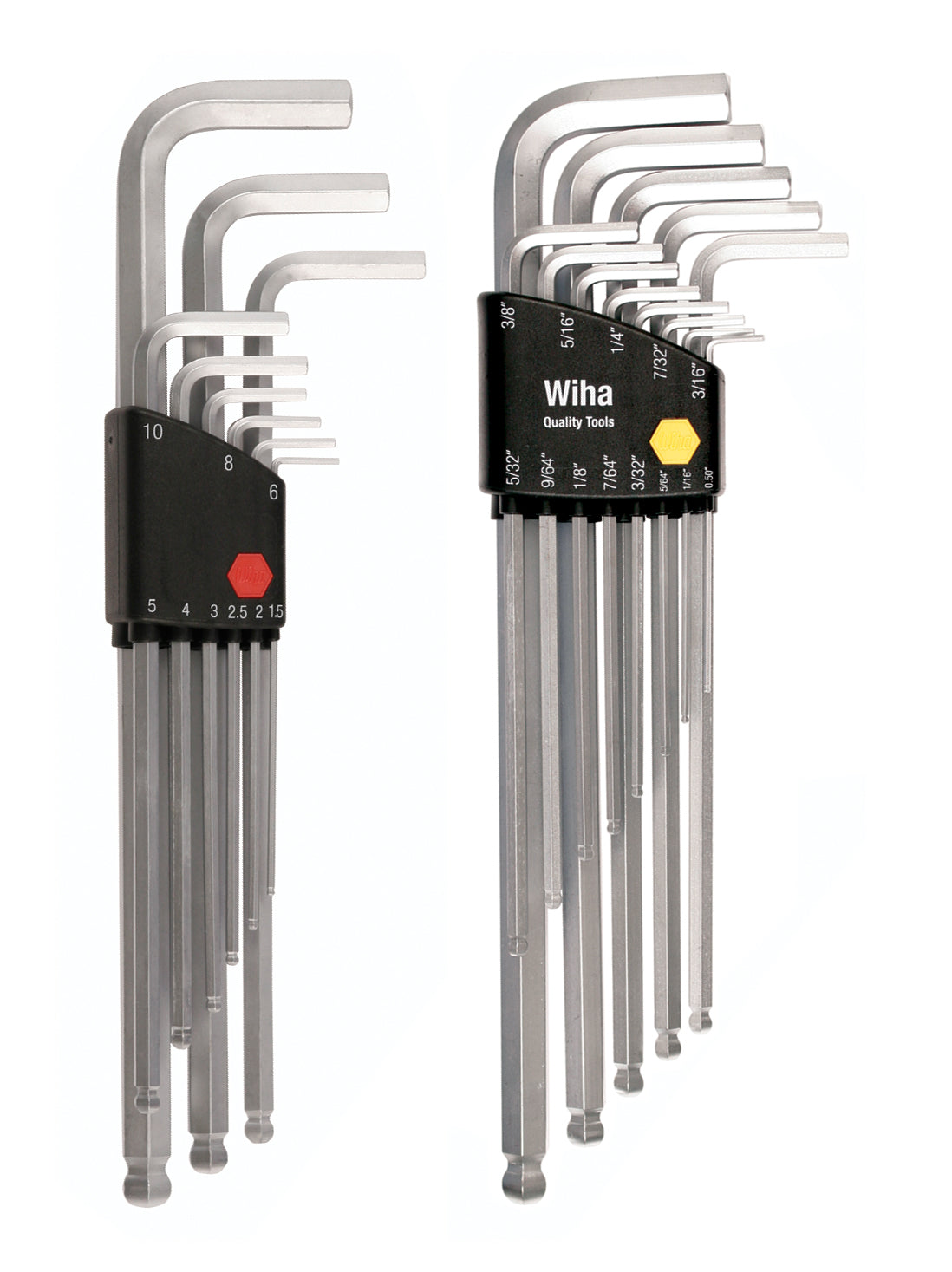 WIHA TOOLS 22 Piece Ball End Hex L-Key Set - Inch - Metricric - WIH-66993 | GarageAndFab.com