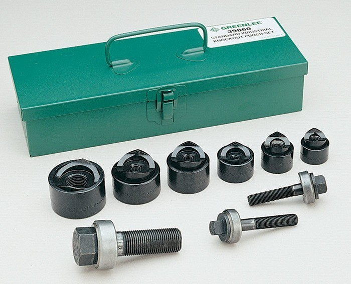 Greenlee Industrial Std Punch Kit - GRE-39860G | GarageAndFab.com