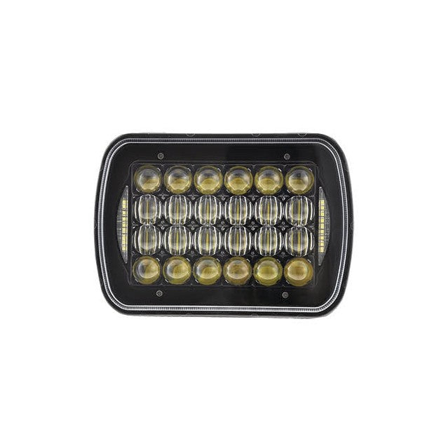 Speed Demon 10-20172 Off Road 5x7 Sealed Beam Replacement Headlights - Black Ops | GarageAndFab.com