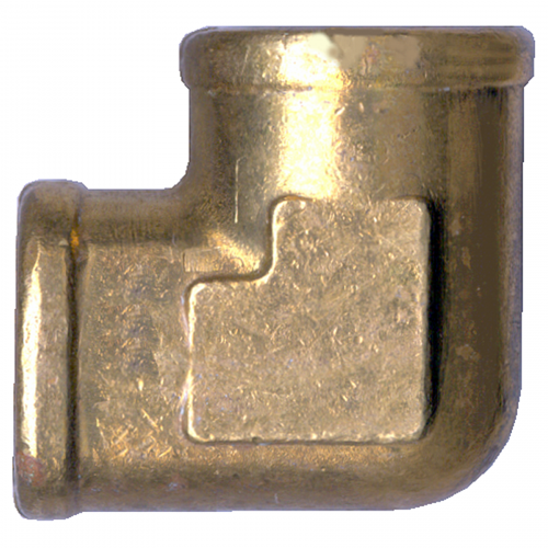 Fairview 90 Elbow;3/8 FPT;Lead Free Brass Item #: FVF-LF-100-C | GarageAndFab.com