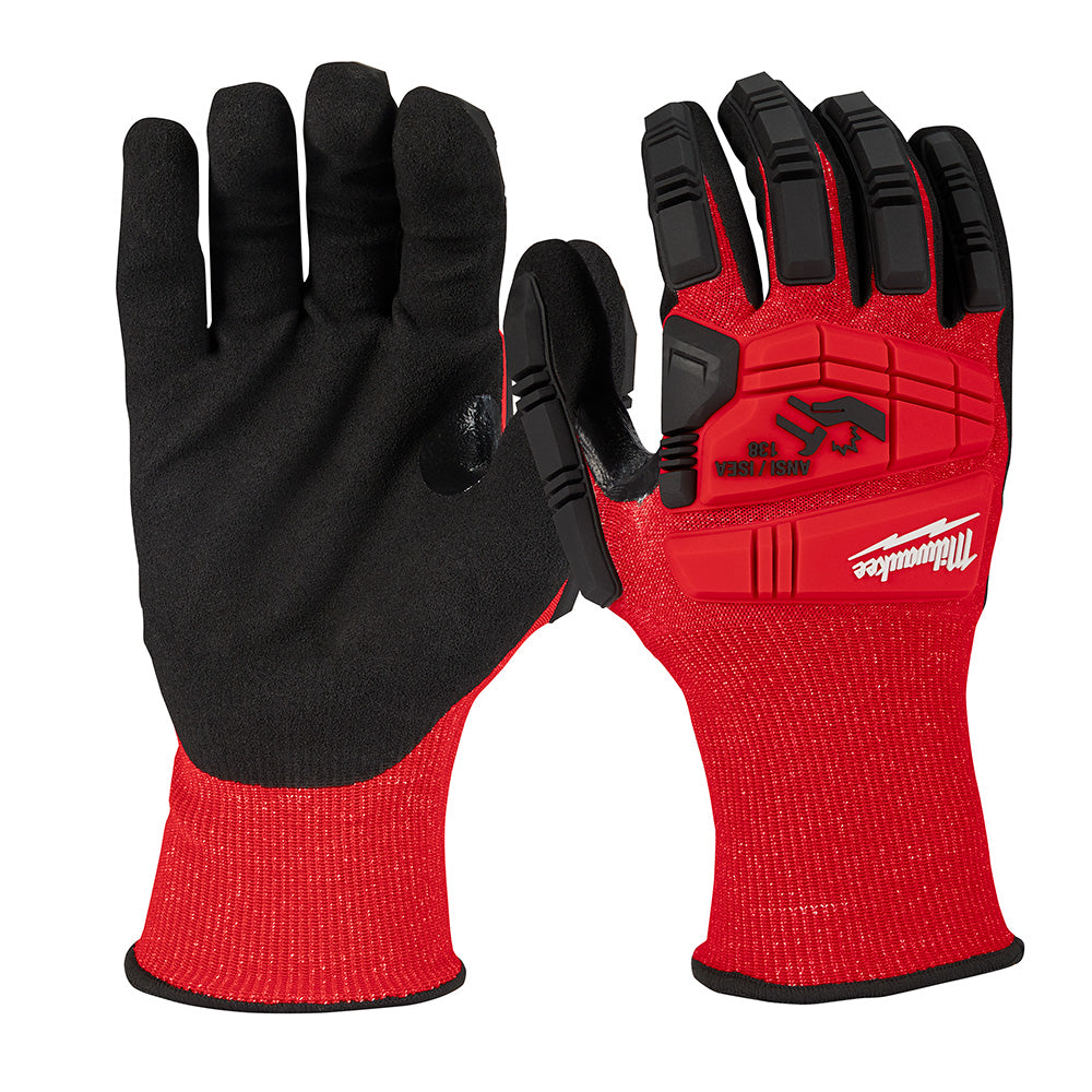 Milwaukee Electric (6) Impact Cut 3 Nitrile Dip Glove - M - MLW-48-22-8971 | MFVCanada.com
