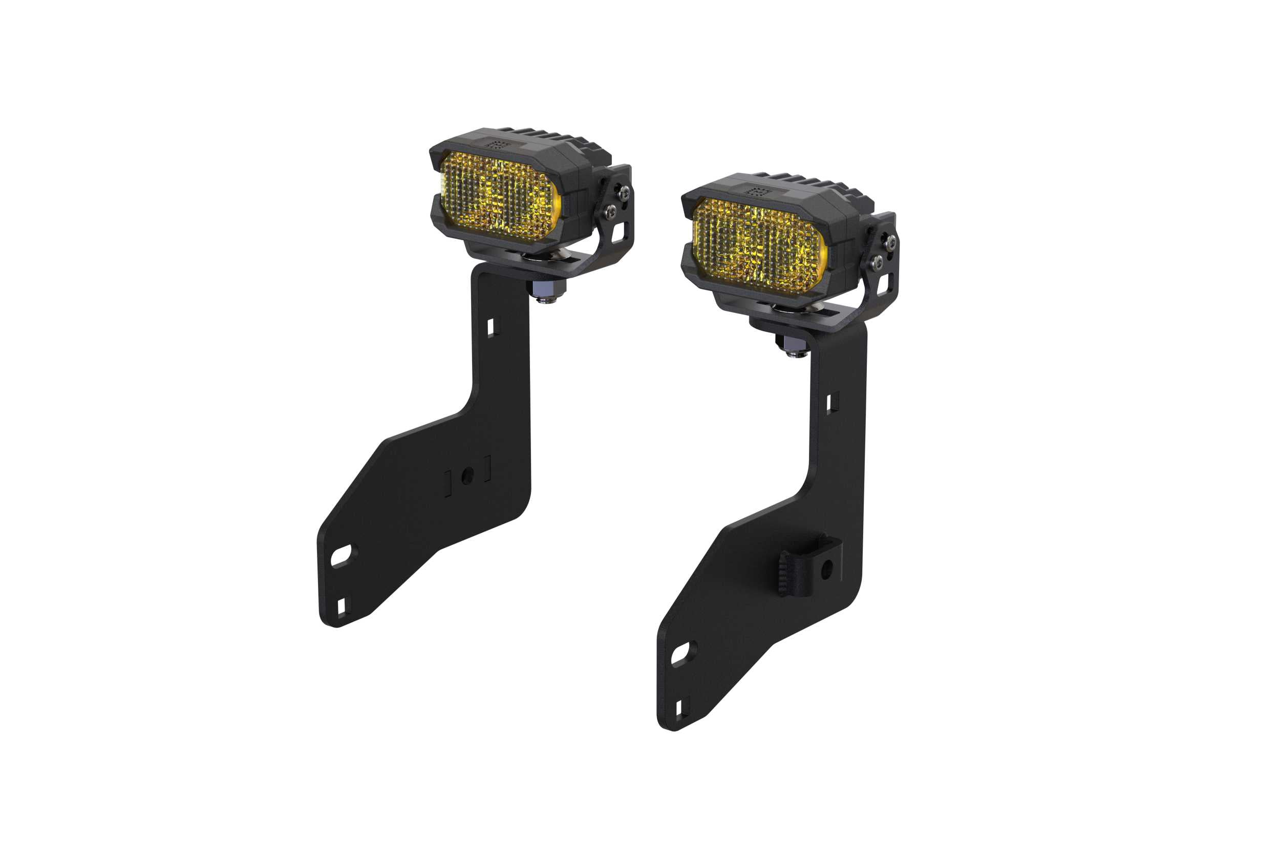Morimoto 2Banger Ditch Light Kit: 11-16 Super Duty (NCS Yellow Flood Beam) 2B-PLR-KIT-1347 | GarageAndFab.com
