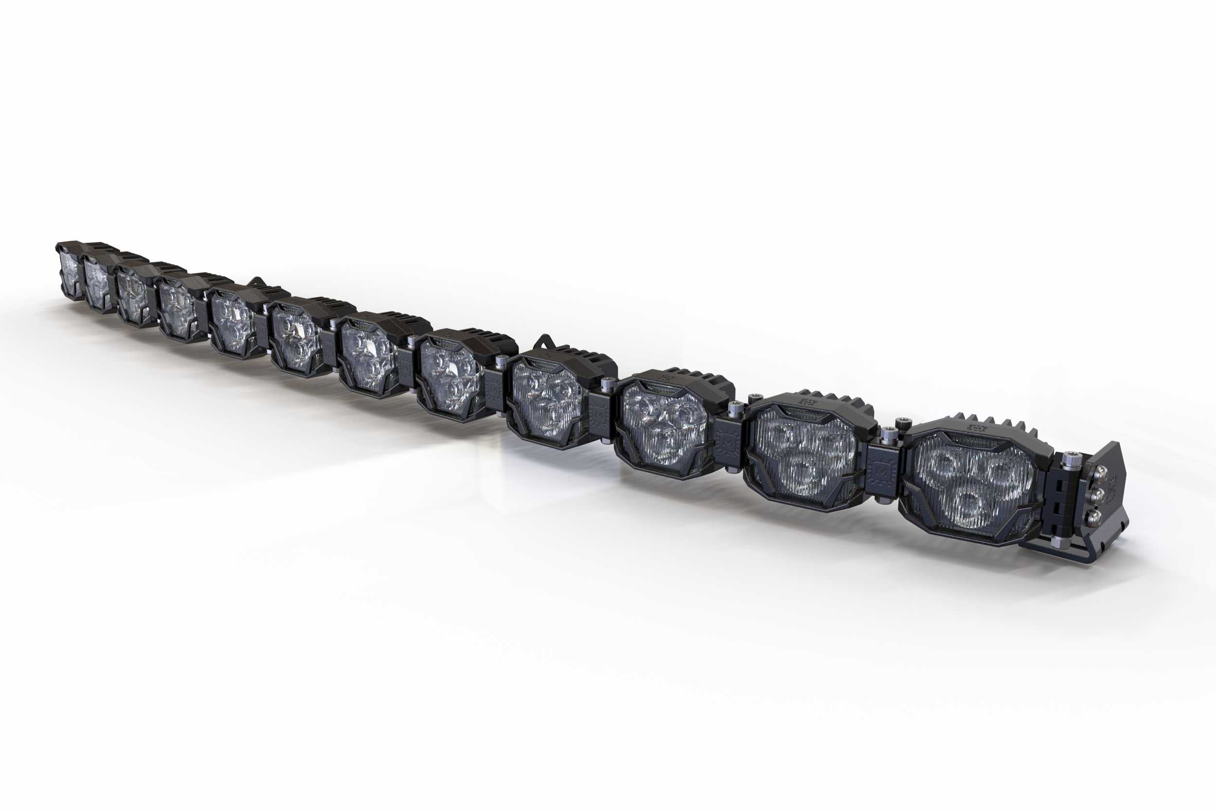 Double-Row BangerBar: (12 Pod / 48.5") (NCS Power - White) BAR-2ROW-025 | GarageAndFab.com