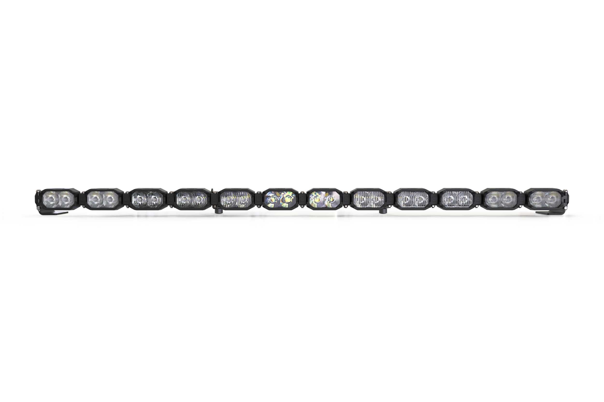 Single-Row BangerBar: (12 Pod / 47") (NCS Power - White) BAR-1ROW-025 | GarageAndFab.com