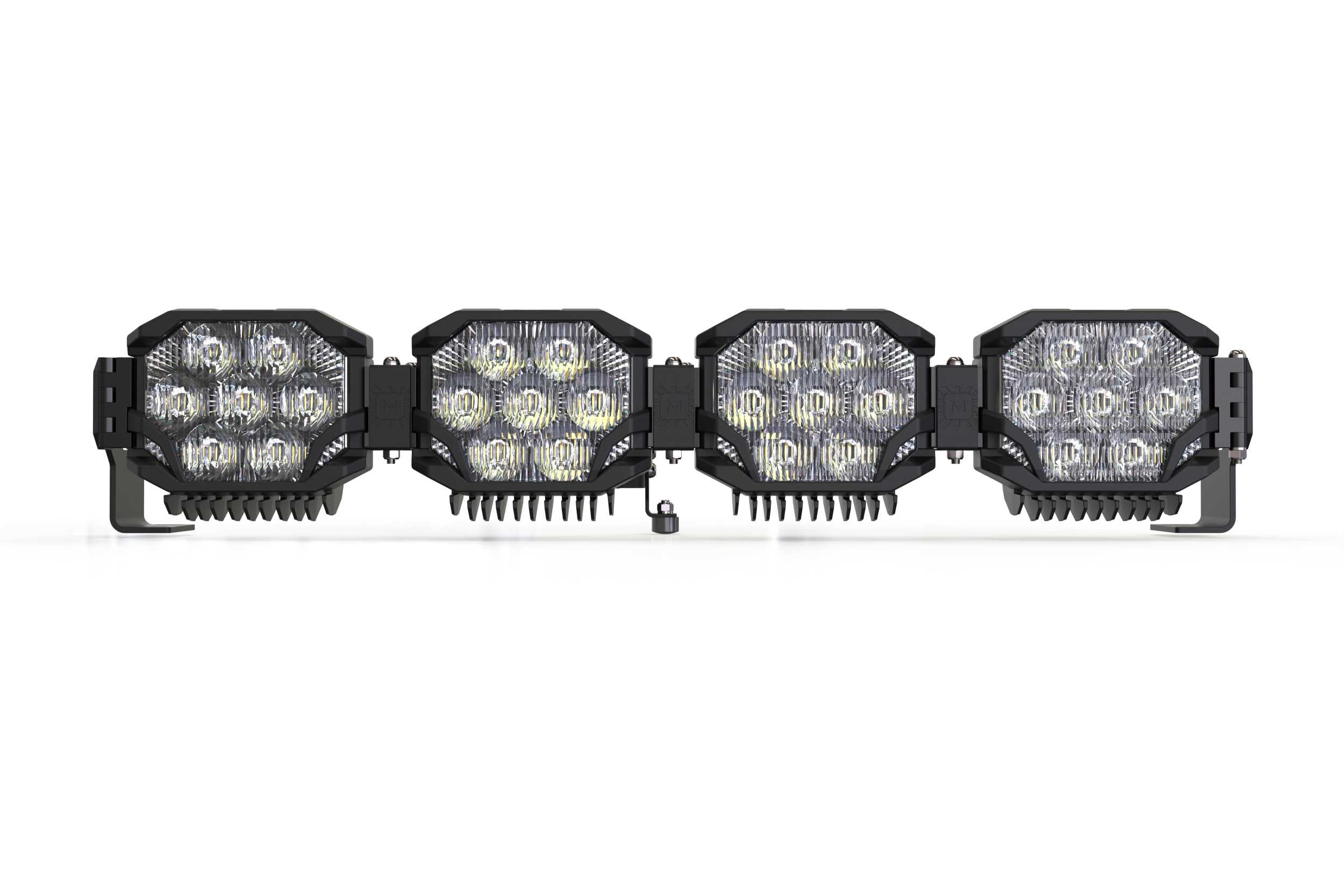 Triple-Row BangerBar: (4 Pod / 29") (NCS Power - White) BAR-3ROW-001 | GarageAndFab.com