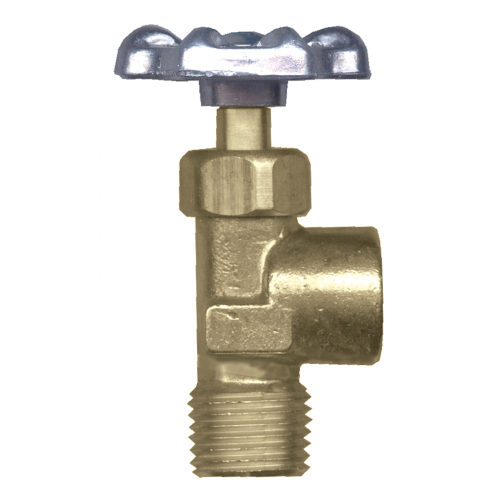 Fairview 90 Angle Valve;3/8MPTx3/8FPT Item #: FVF-1115-CC | GarageAndFab.com
