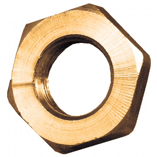 Fairview Brass Locknut;1/2 FPT Item #: FVF-111-D | GarageAndFab.com