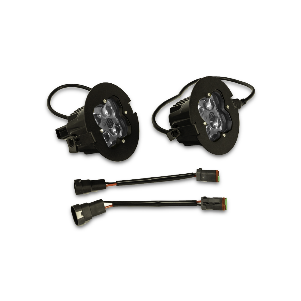 Vivid 11308 FNG SAE Fog Light Kit Toyota Tacoma White 05-11 | GarageAndFab.com
