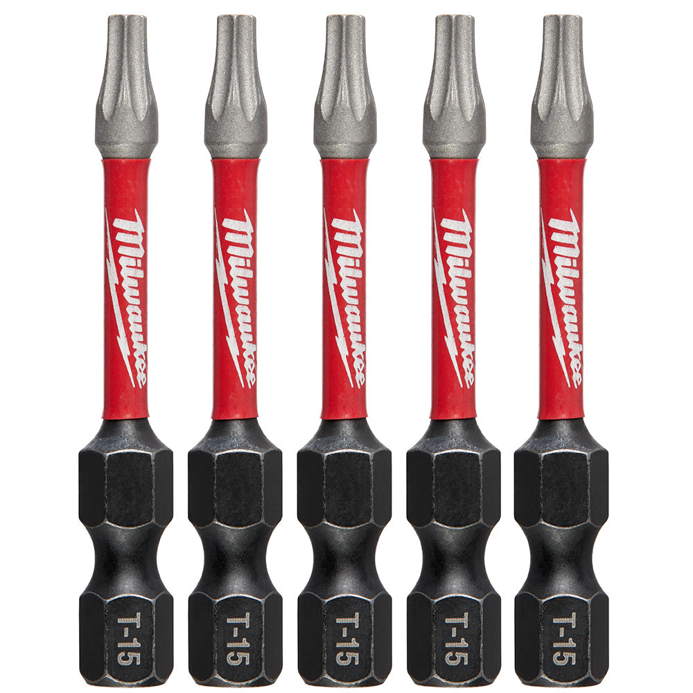 Milwaukee Electric (6) 5Pk 2In Pwrench Impactct Bit T15 - MLW-48-32-4683 | MFVCanada.com