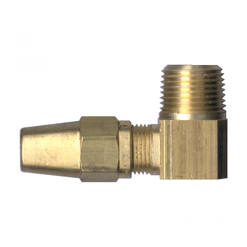 Fairview 90Elb-Copper AirBrake;1/2x3/8 MPT Item #: FVF-1169-8C | GarageAndFab.com