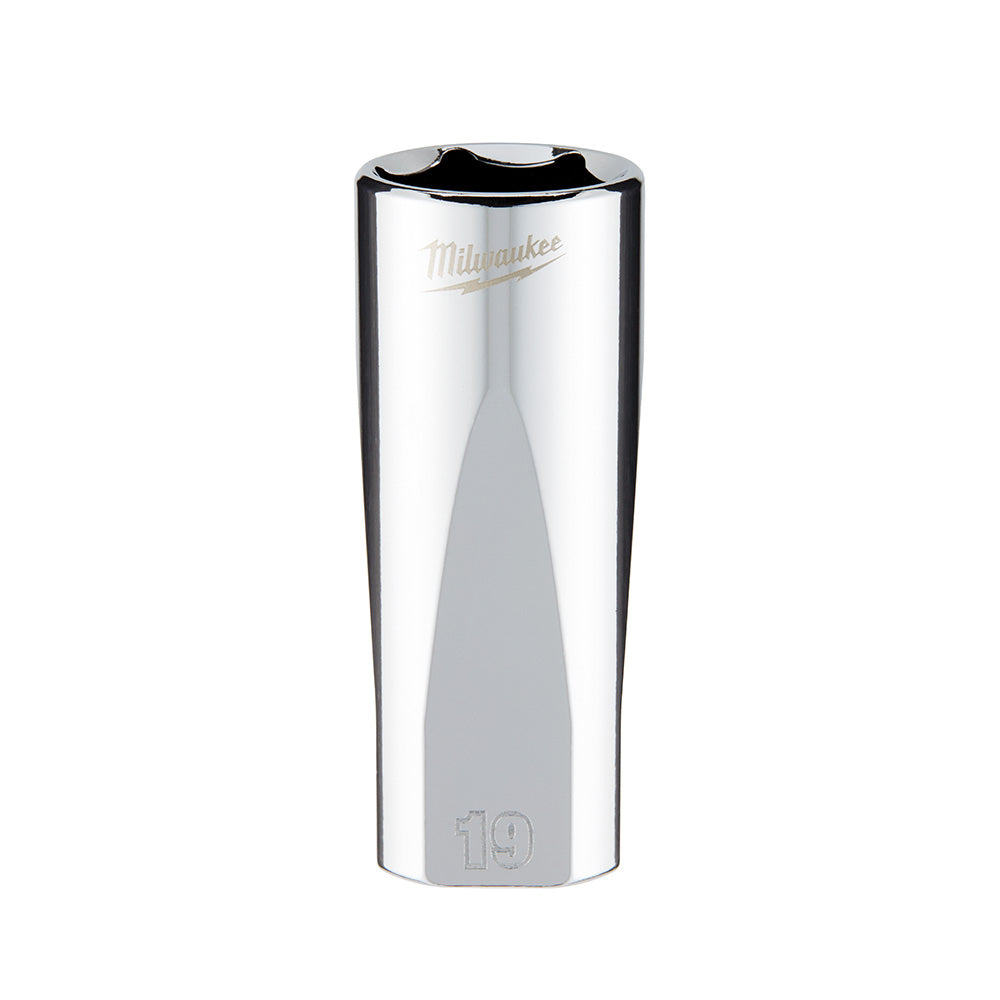 Milwaukee Electric 3/8" Drive 19Mm Socket -Deep - MLW-45-34-0119 | MFVCanada.com