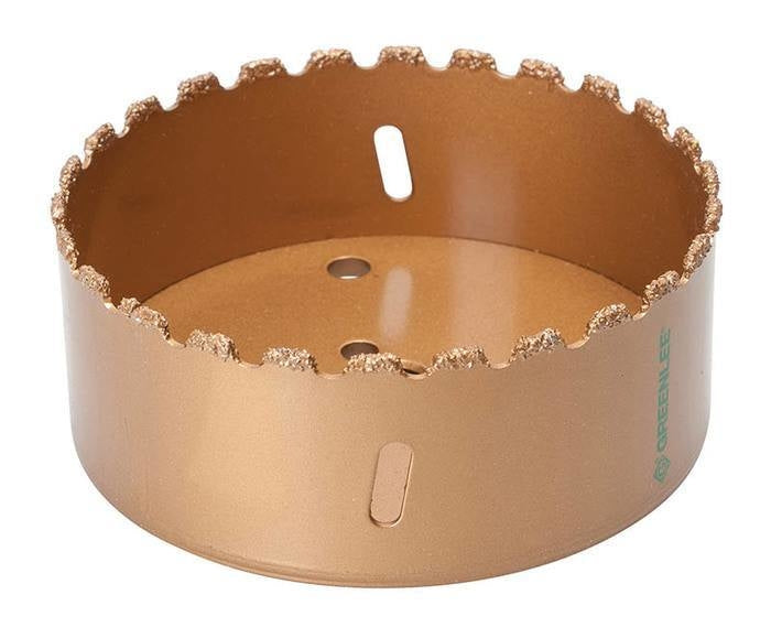 Greenlee Holesaw, 4-1/2" Carbide Grit - GRE-725-4-1/2 | GarageAndFab.com