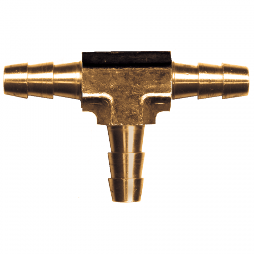 Fairview Brass Tee;5/16 Hose Barb Item #: FVF-123-5 | GarageAndFab.com