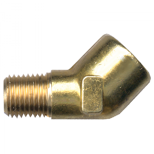 Fairview Cast Bronze 45 Elbow;1/2 MPTx1/2 FPT Item #: FVF-124-D | GarageAndFab.com