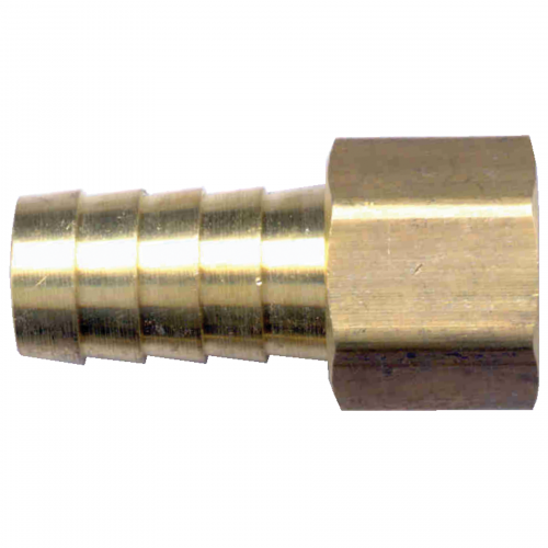 Fairview Brass Hose Barb;1x1 FPT Item #: FVF-126-16H | GarageAndFab.com