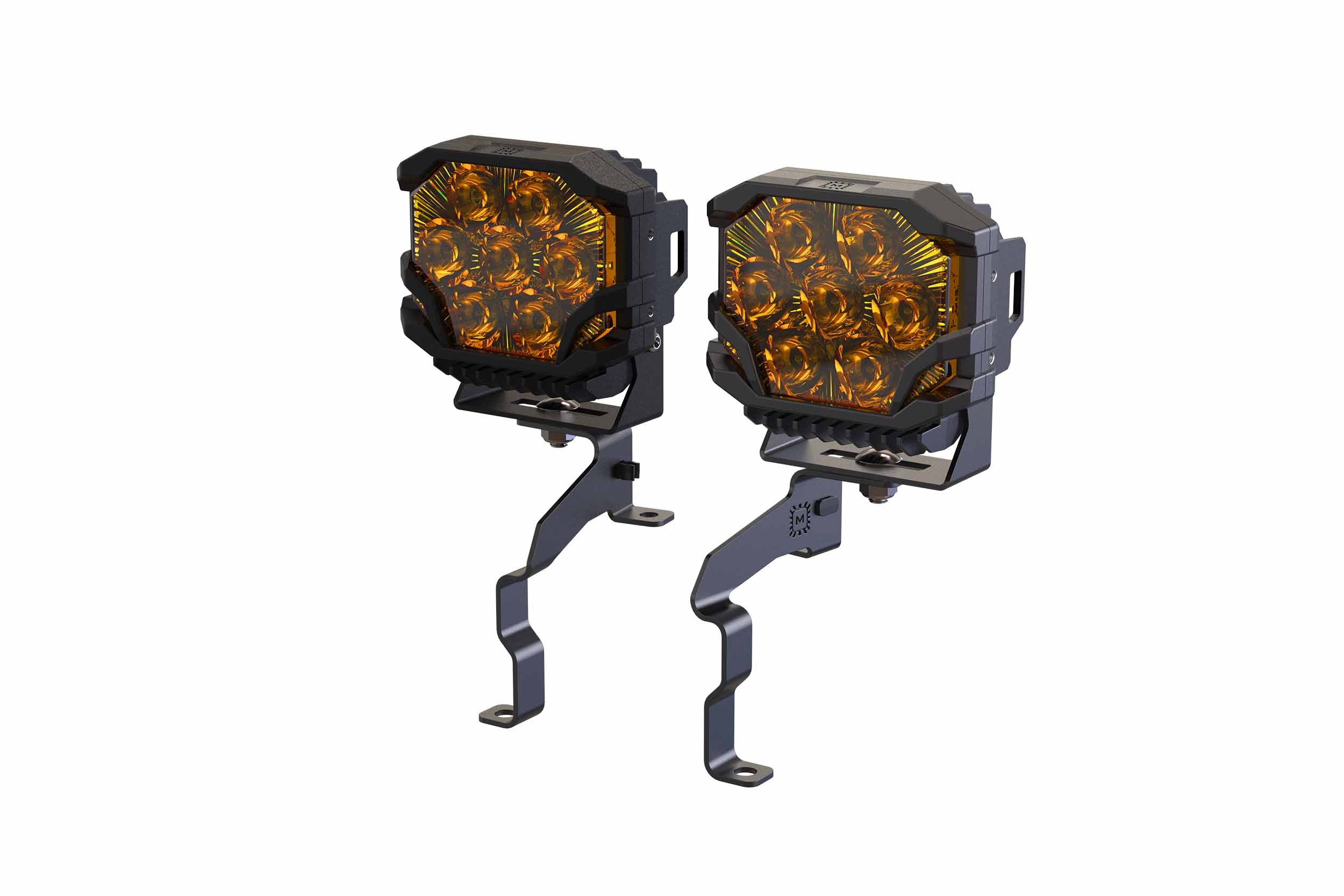 Morimoto BigBanger Ditch Light Kit: 23+ Super Duty (HXB Yellow Combo Beam) BB-PLR-KIT-1423 | GarageAndFab.com
