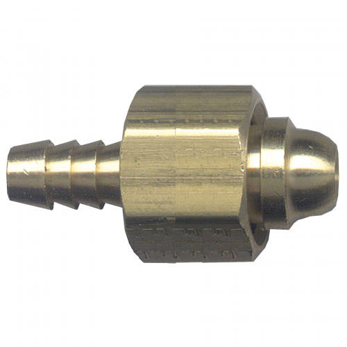 Fairview Oxygen B Hose Barb;1/4 x9/16-18 RH Item #: FVF-132-4R | GarageAndFab.com