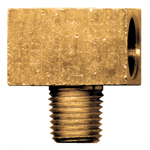 Fairview Brass Inv. Flare Tee;3/16x1/8 MPT Item #: FVF-145-3A | GarageAndFab.com