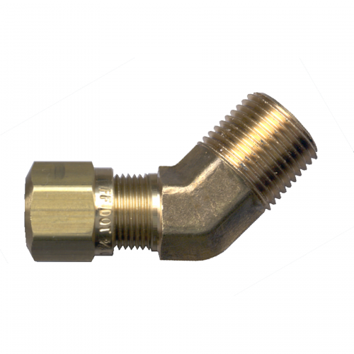 Fairview AirBrake 45Elb;3/8x1/4 MPT Item #: FVF-1474-6B | GarageAndFab.com