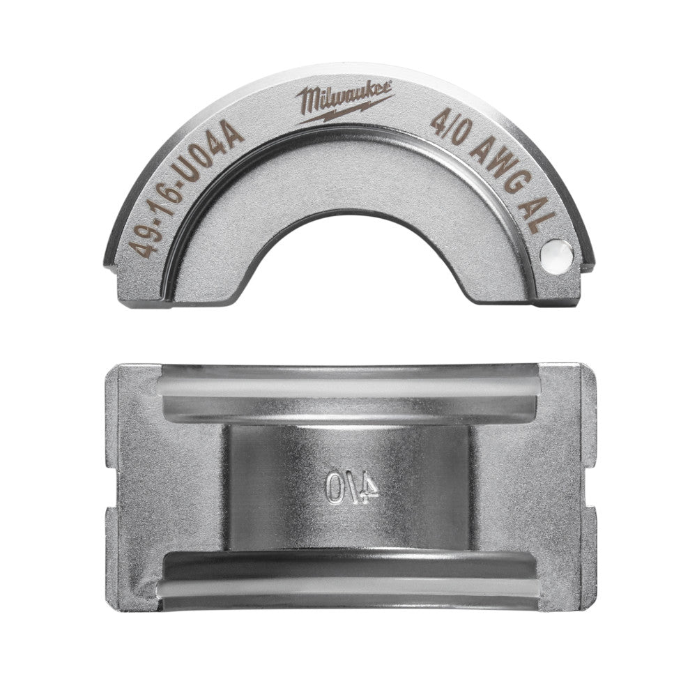 Milwaukee Electric 4/0  Aluminum U Style Die - MLW-49-16-U04A | MFVCanada.com