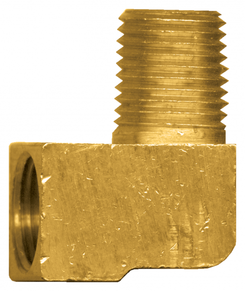 Fairview Threaded Sleeve 90Elbow;1/8 x1/8 MPT Item #: FVF-189-2A | GarageAndFab.com