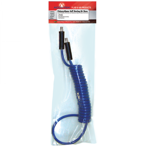 Fairview PU Coiled Assy;1/4x50ft Item #: FVF-1936-4-50 | GarageAndFab.com