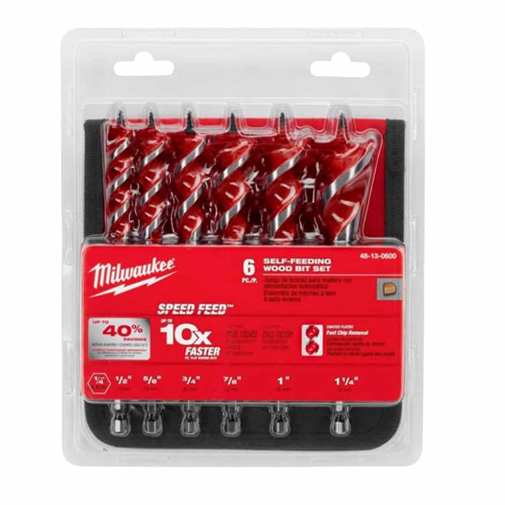 Milwaukee Electric 6 Pc Wood Bit Set - MLW-48-13-0600 | MFVCanada.com