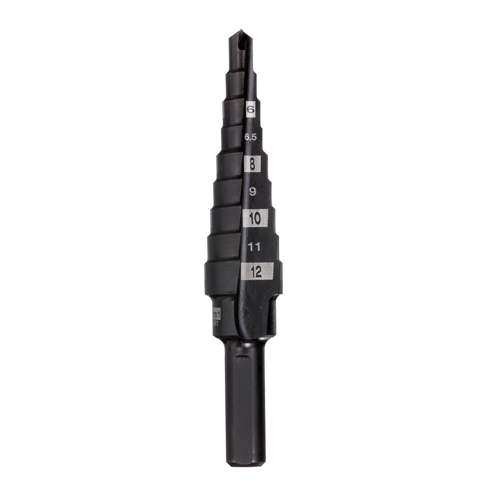 Milwaukee Electric Step Bit 4Mm-12Mm, 9 Hole - MLW-48-89-9301 | MFVCanada.com