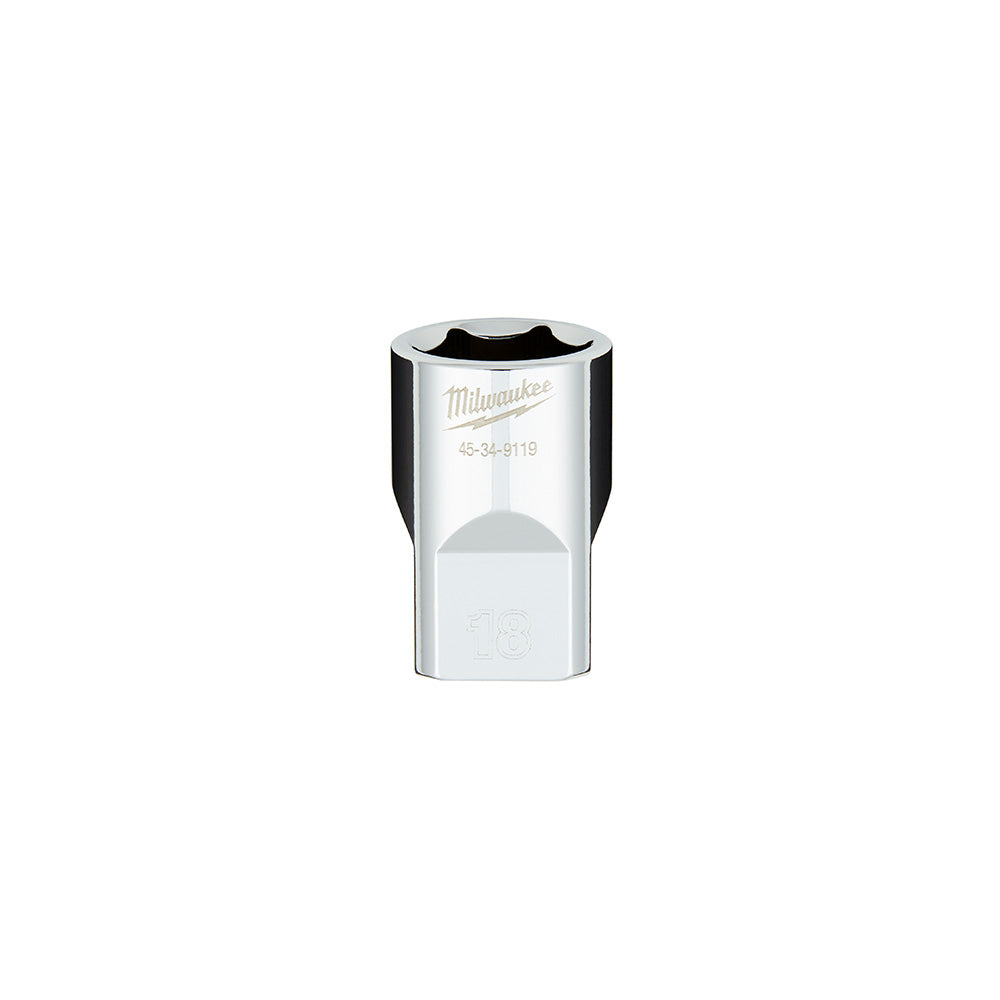 Milwaukee Electric 1/2" Drive 18Mm Socket - MLW-45-34-9119 | MFVCanada.com