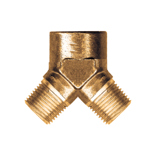 Fairview Y Splitter;1/4 FPTx 1/4 MPT(2) Item #: FVF-202-B | GarageAndFab.com