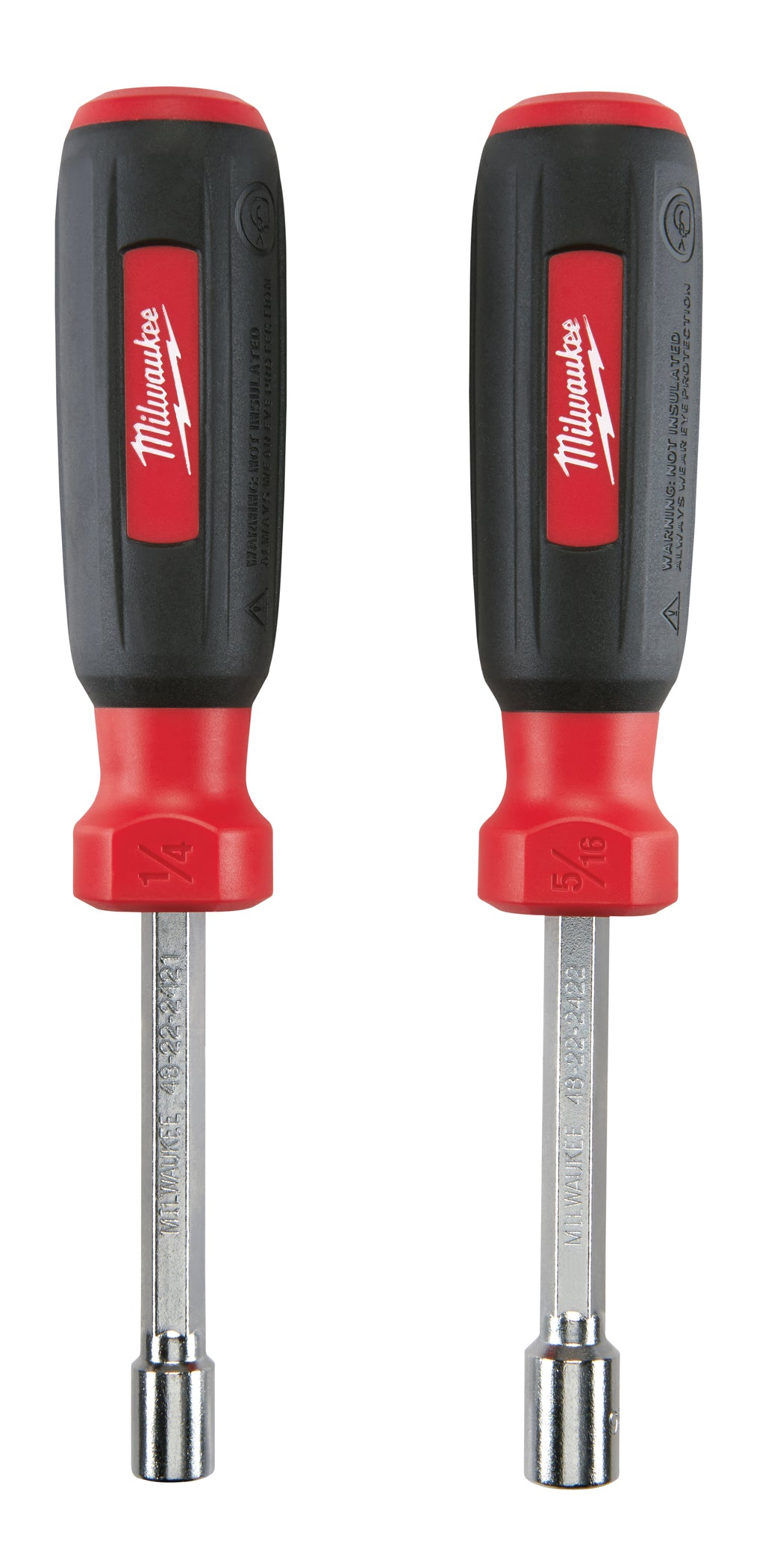 Milwaukee Electric 2Pc Nut Driver Set - MLW-48-22-2402 | MFVCanada.com
